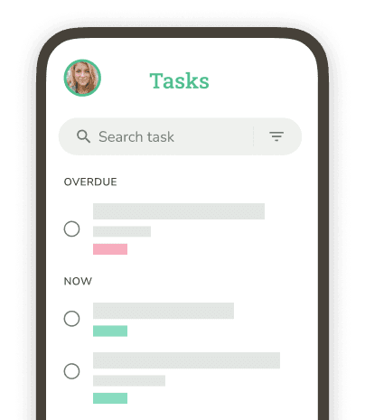 Feature for searching tasks