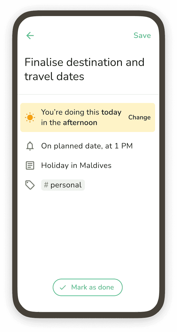 Screenshot of a task list in Do Everything